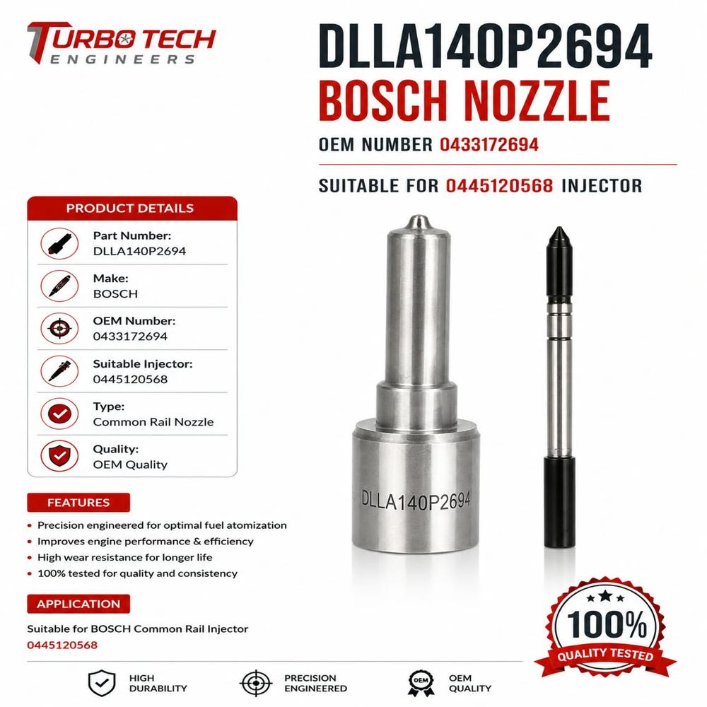 Bosch Common Rail Nozzle DLLA140P2694