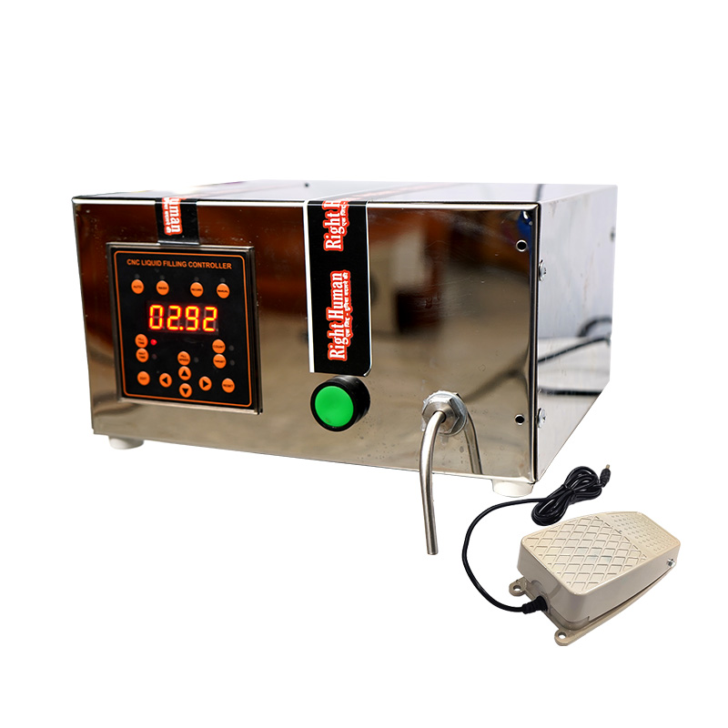 Single Nozzle Pouch Filling Machine With Ai Technology SS304 And Foot Pedal Combo