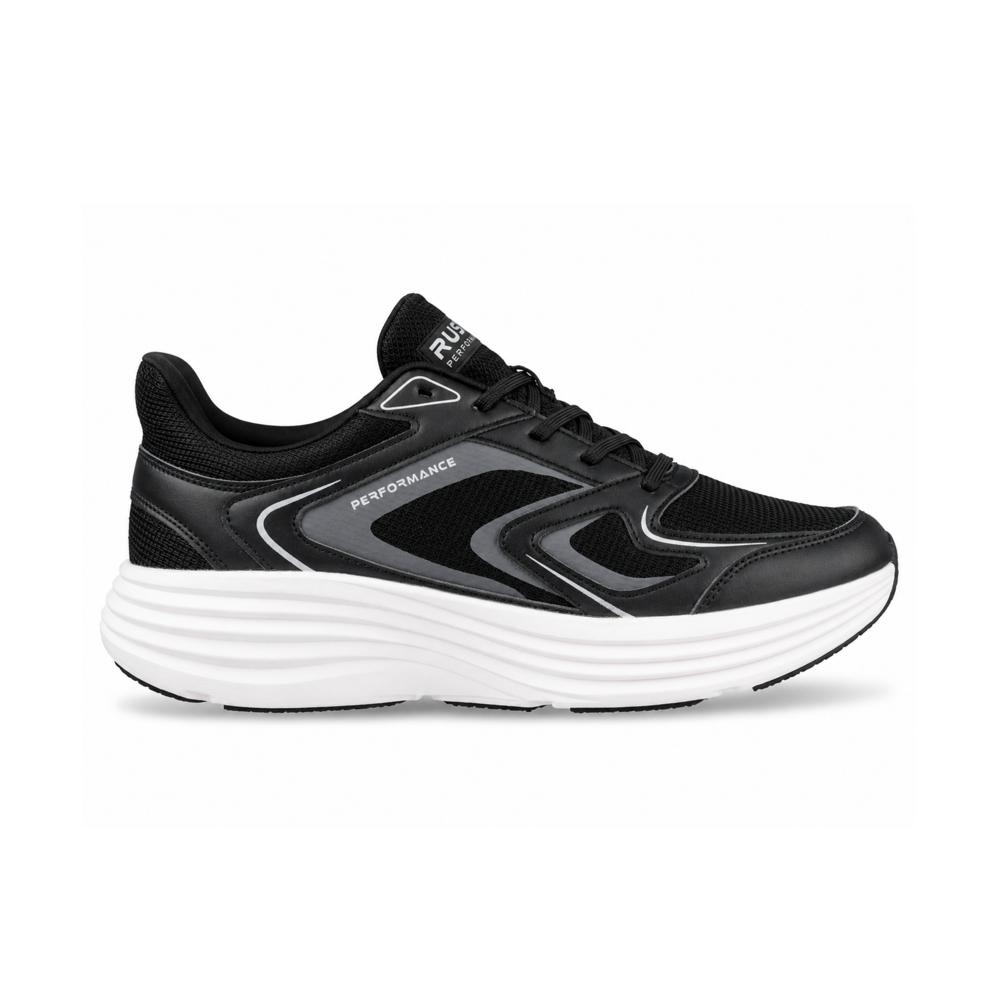 Super-Vision Black/White Men's Running Shoes