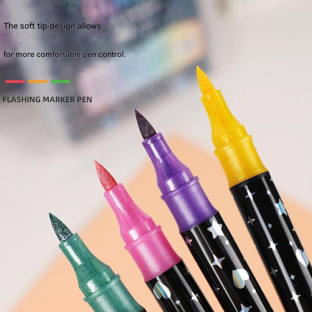 Glitter Markers 24 Colors