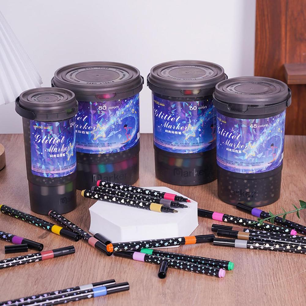 Glitter Markers 24 Colors