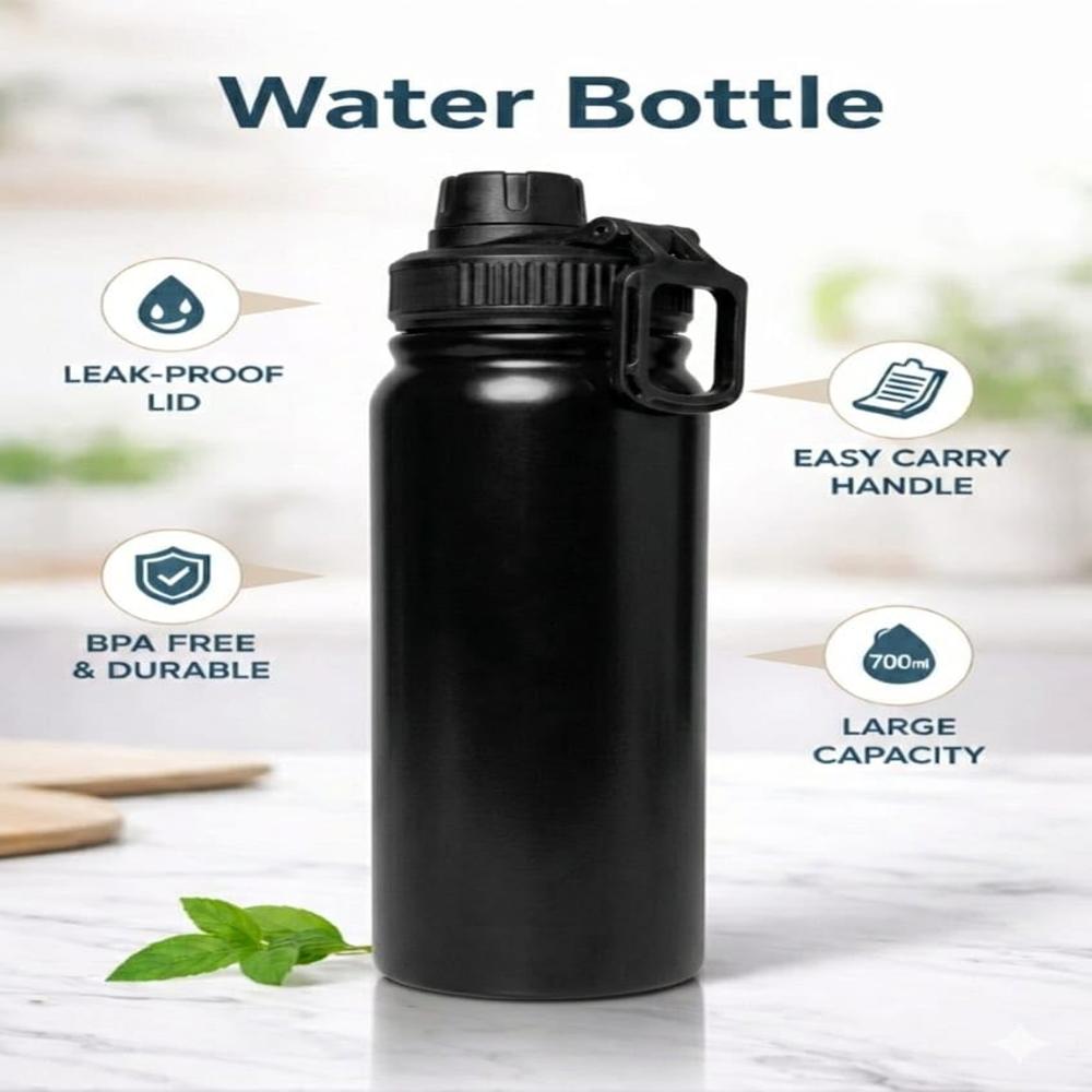Coco Bottle 650ML New Black