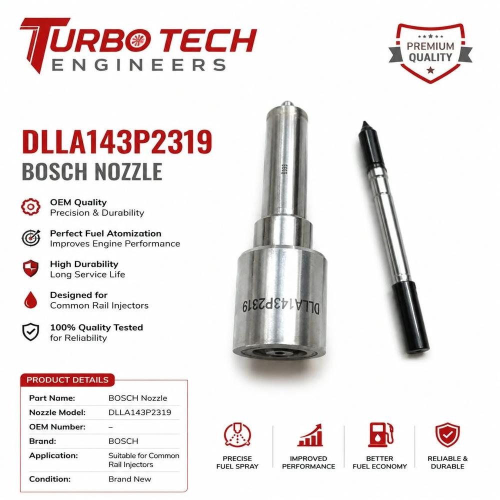 Bosch Nozzle Dlla143P2319 - Dimension (L*W*H): 5 Meter (M)