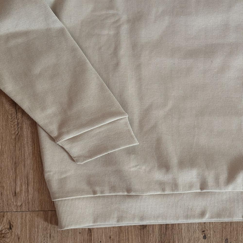 M11754 Mens Ribbed Crew Neck Pullover
