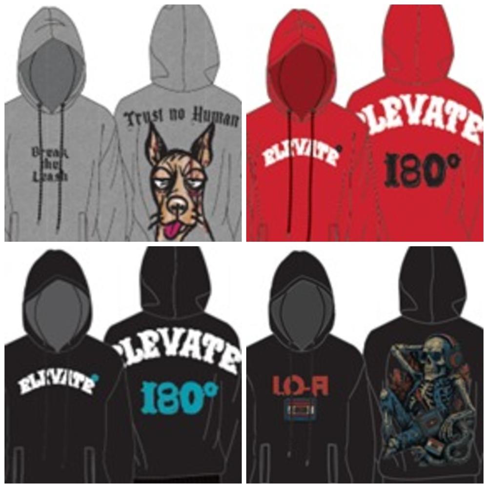 M11753 Mens Hooded Pullover Sweatshirts