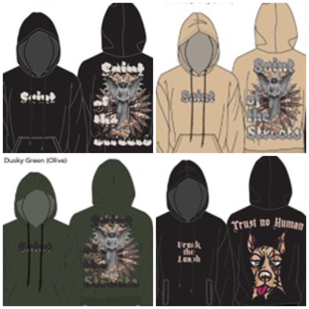 M11753 Mens Hooded Pullover Sweatshirts