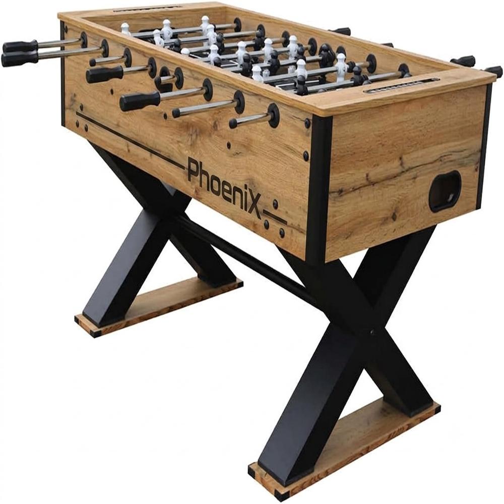 BOOT BOY 'Phoenix' Foosball Table II Soccer Game for Adults II Strong Fooseball Table II Perfect to Handle Tough Games at Offices, Clubs and Resorts