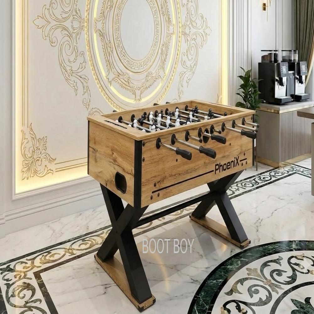 BOOT BOY 'Phoenix' Foosball Table II Soccer Game for Adults II Strong Fooseball Table II Perfect to Handle Tough Games at Offices, Clubs and Resorts