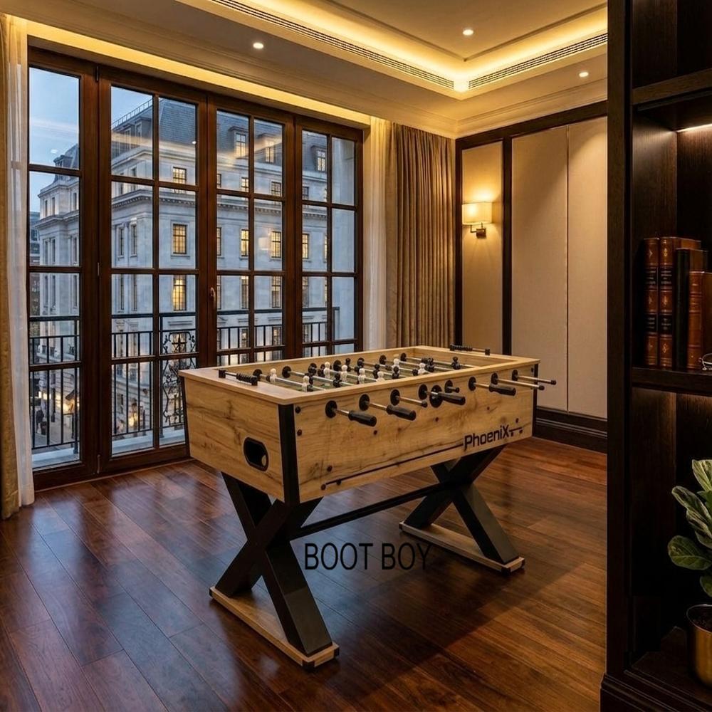 BOOT BOY 'Phoenix' Foosball Table II Soccer Game for Adults II Strong Fooseball Table II Perfect to Handle Tough Games at Offices, Clubs and Resorts