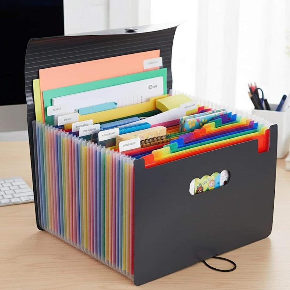 24 Pocket File Folder