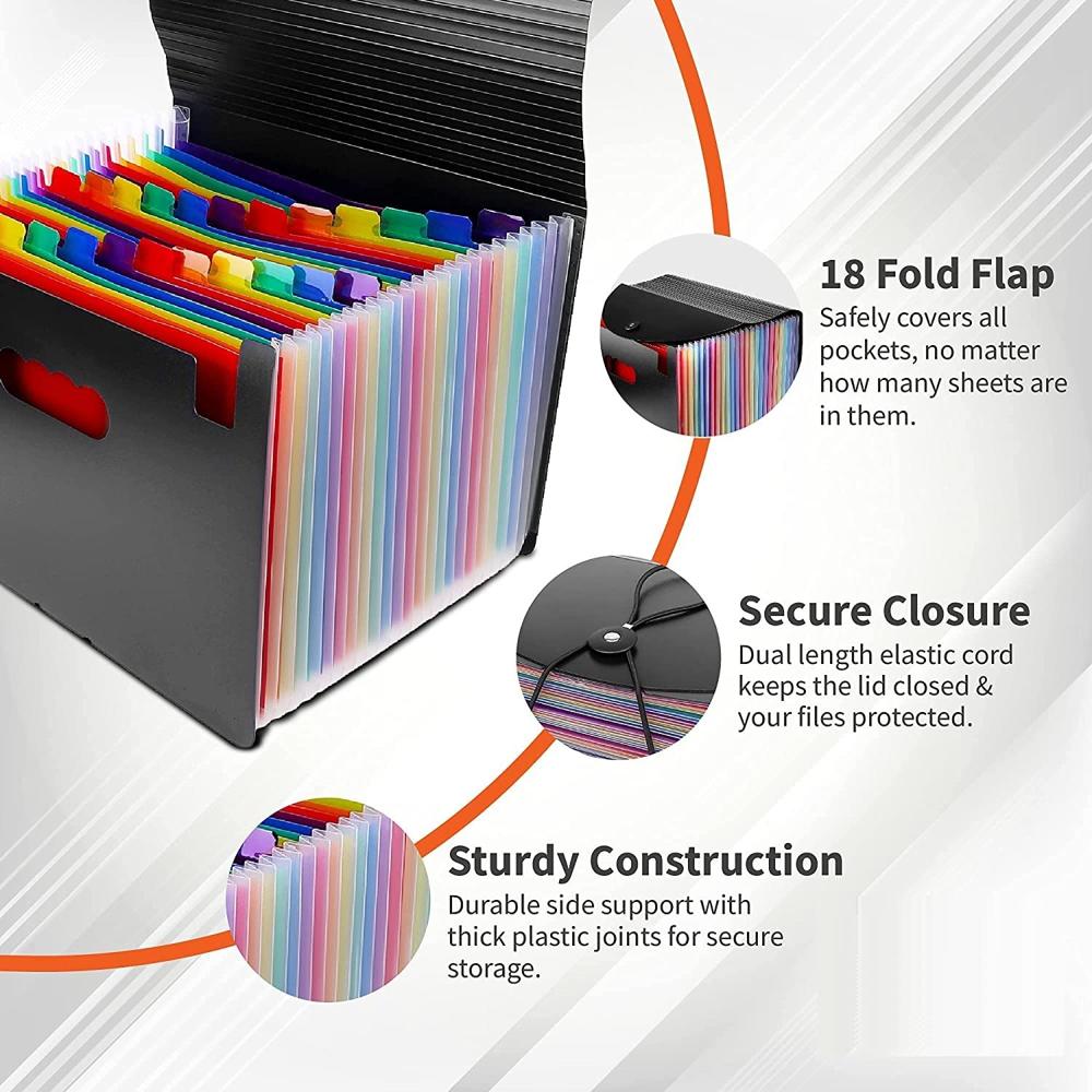 24 Pocket File Folder