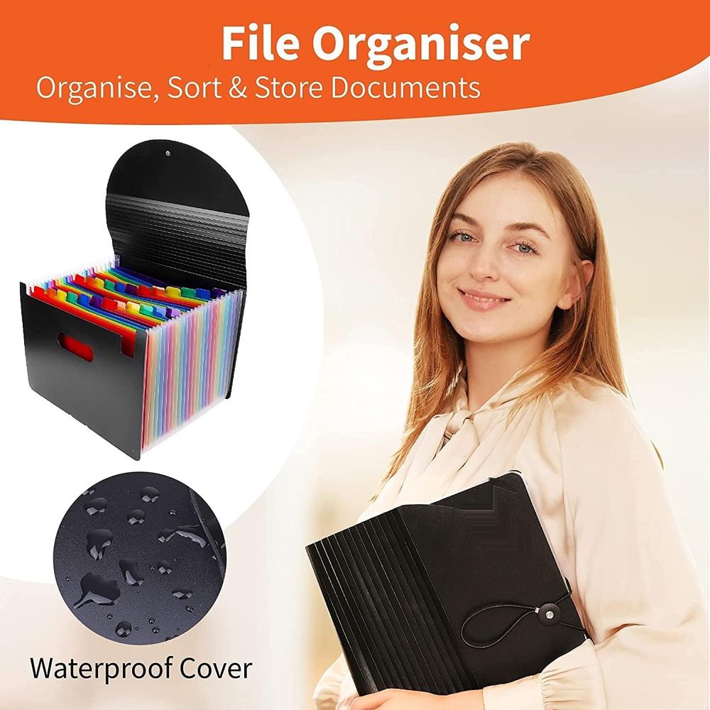 24 Pocket File Folder
