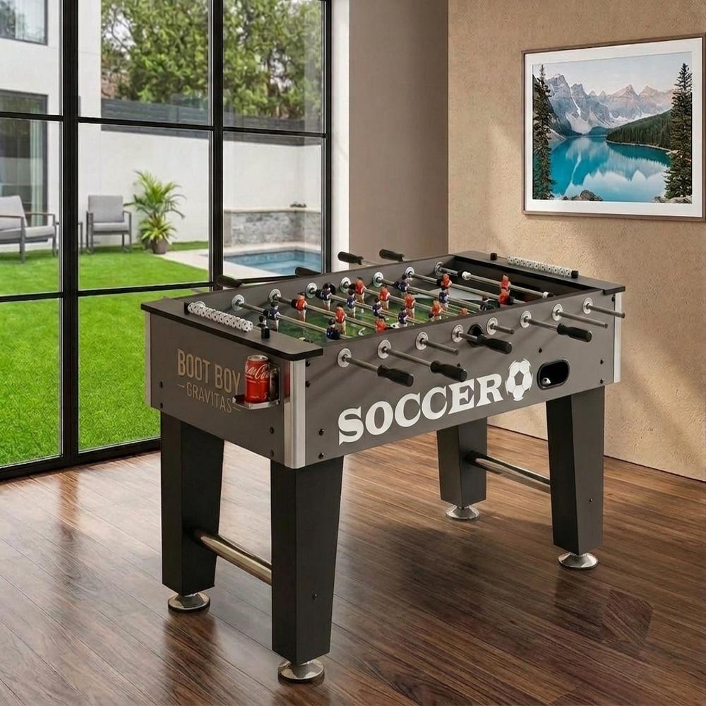 BOOT BOY 'Gravitas' Foosball Table II Soccer Game for Adults II Strong Foosball Table with Solid Steel Rods