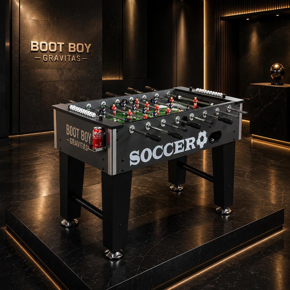 BOOT BOY 'Gravitas' Foosball Table II Soccer Game for Adults II Strong Foosball Table with Solid Steel Rods