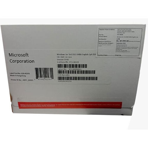 Windows Server 2022 - Warranty Period: Yes