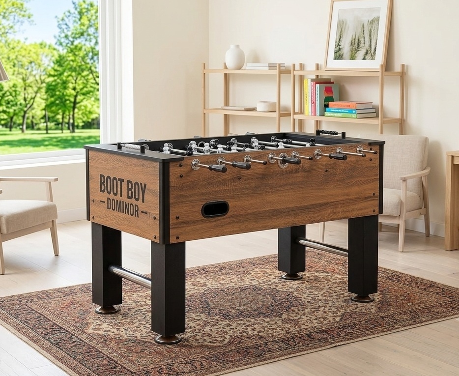 BOOT BOY 'Dominor' Foosball Table II Soccer Game for Adults II Perfect for Heavy-Duty Play in Offices, Clubs, Resorts, Colleges & Game Rooms