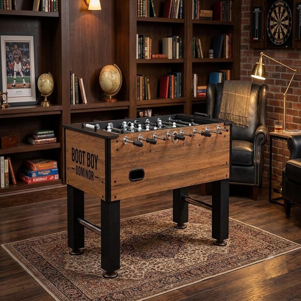 BOOT BOY 'Dominor' Foosball Table II Soccer Game for Adults II Perfect for Heavy-Duty Play in Offices, Clubs, Resorts, Colleges & Game Rooms