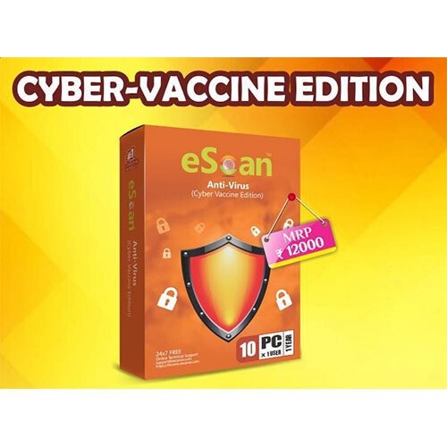 Escan Antivirus Software - 10 Pc License, Windows Compatibility, Daily Updates, Fast Scan Speed, Low Storage Usage | Virus And Malware Protection