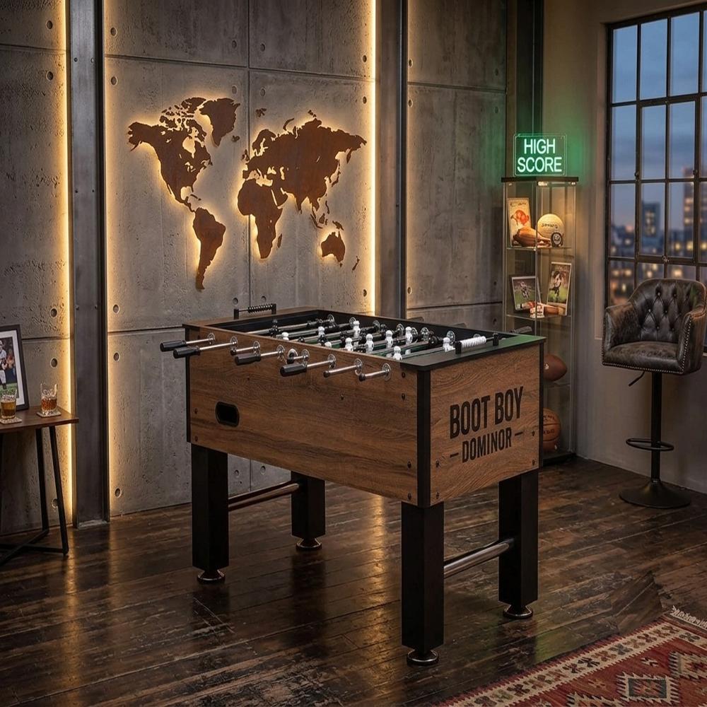 BOOT BOY 'Dominor' Foosball Table II Soccer Game for Adults II Perfect for Heavy-Duty Play in Offices, Clubs, Resorts, Colleges & Game Rooms