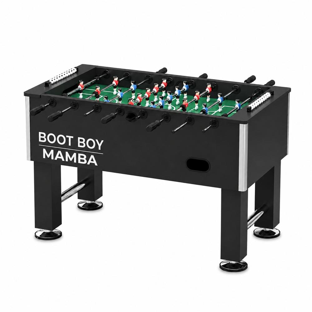 BOOT BOY 'Mamba' Foosball Table II Soccer Game for Adults II Strong Fooseball Table II Perfect for High-Usage Entertainment Spaces & Homes