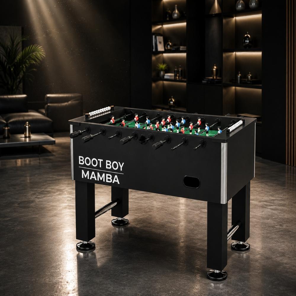 BOOT BOY 'Mamba' Foosball Table II Soccer Game for Adults II Strong Fooseball Table II Perfect for High-Usage Entertainment Spaces & Homes