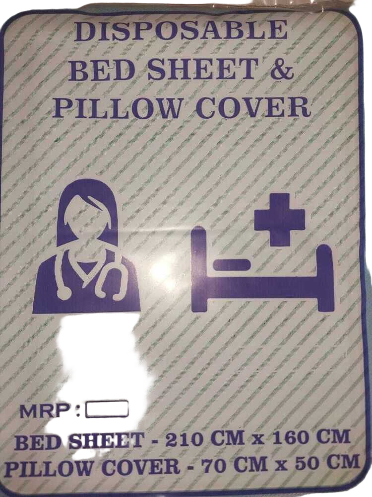 Hospital Disposable Bed Sheet And Pillow Cover