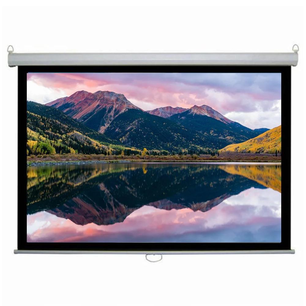 120 Inch 4:3 Pull Down Autolock/Instalock Projector Screen
