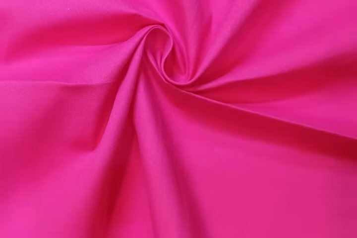 Nokia-605 Hot Pink 100 Percent Cotton Poplin Fabric