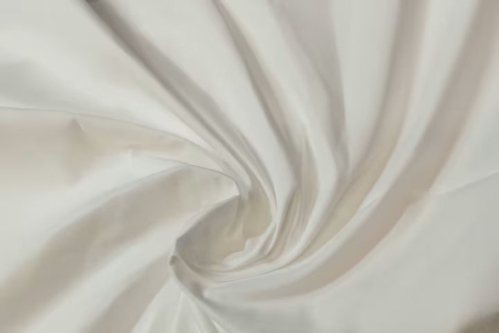 Nokia-607 White Cotton Poplin Fabric