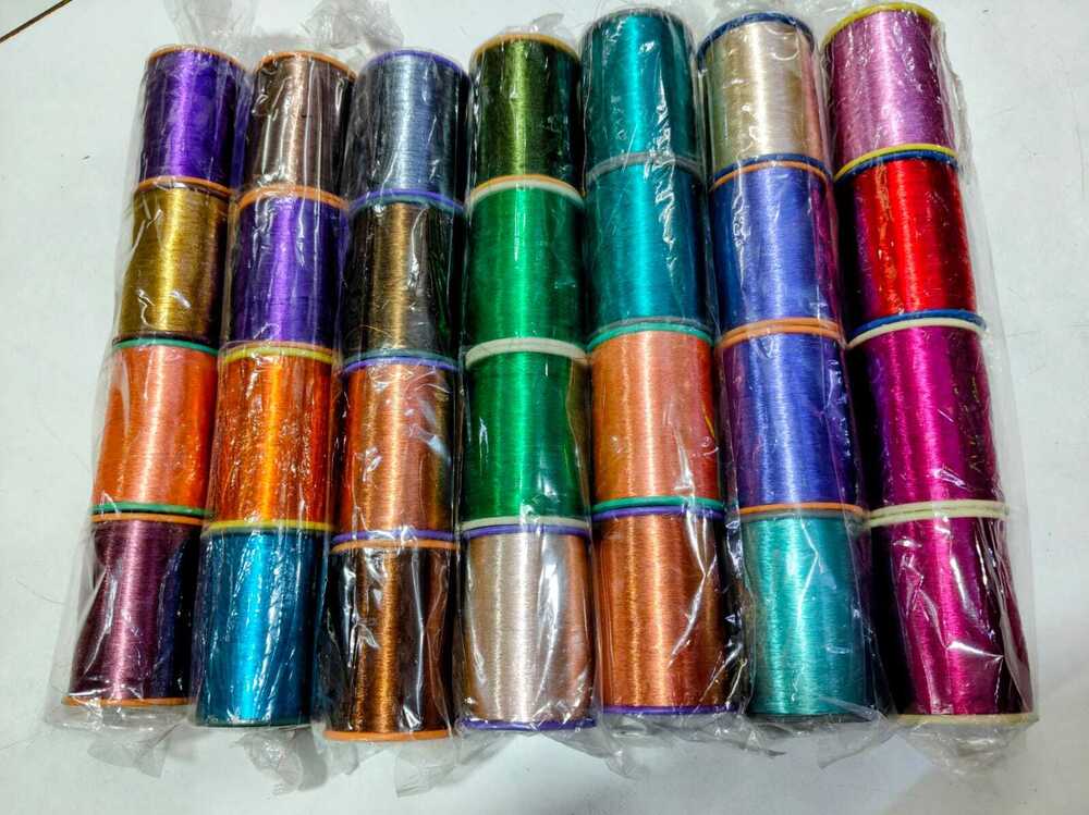Embroidery Metallic Zari Thread Set