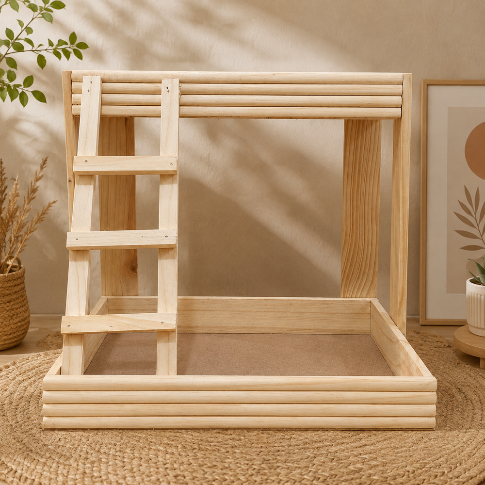Pine Wood Basket Tray