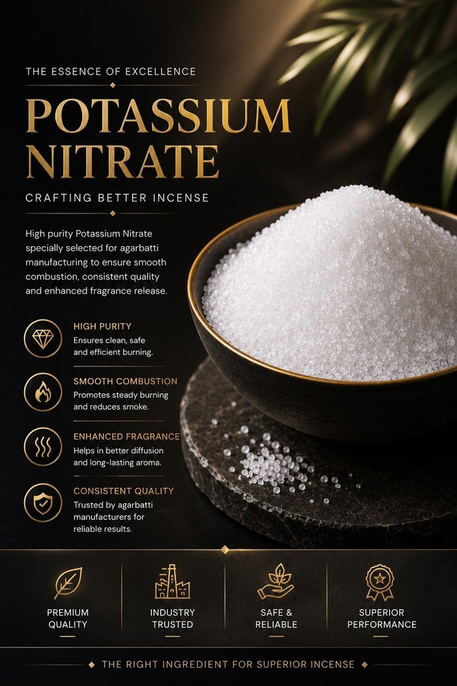 Potassium Nitrate For Agarbatti