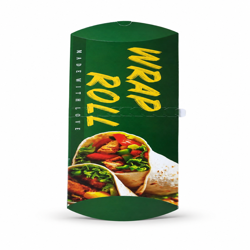 Printed Cardboard Wrap & Roll Packaging Box