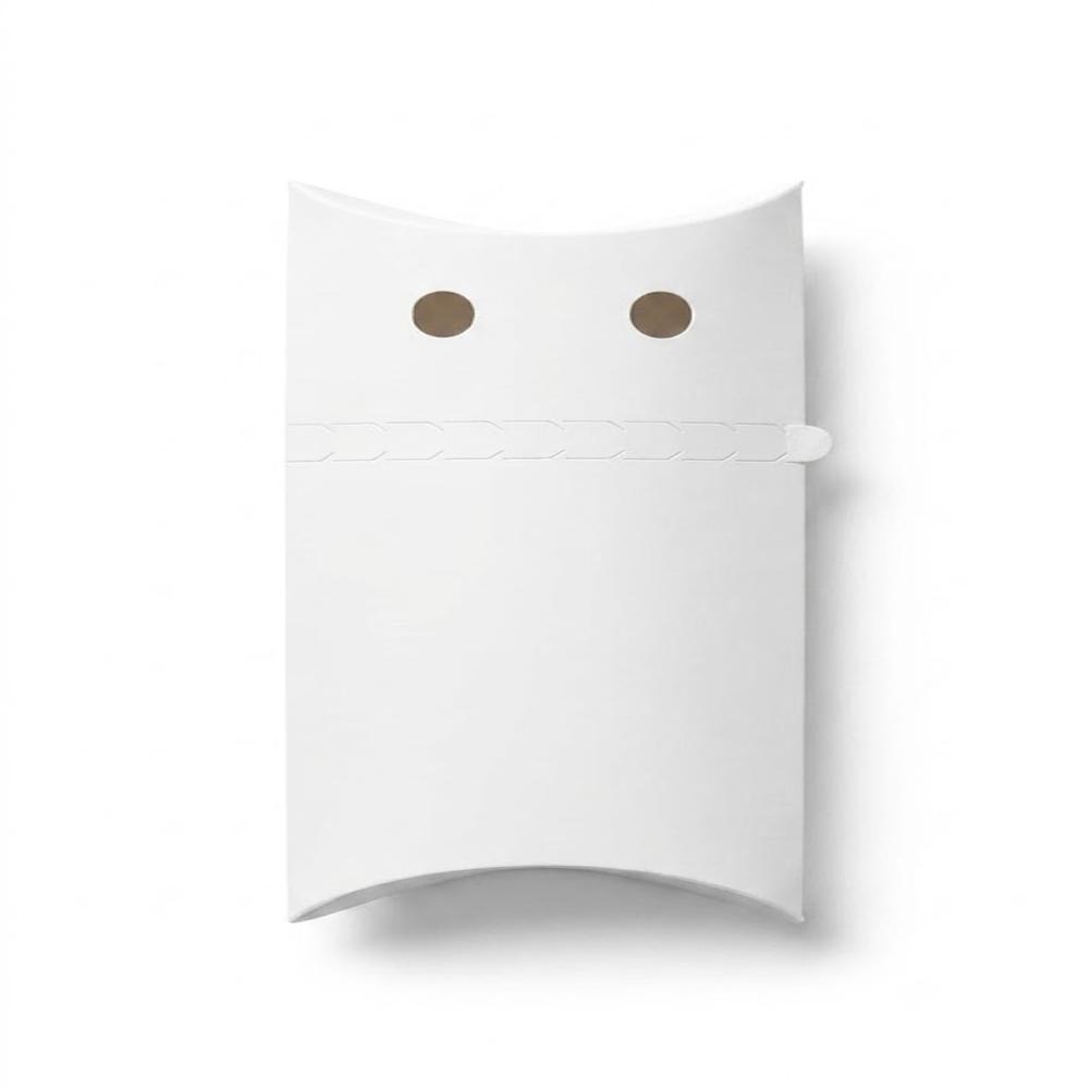 Blank White Tear-Away Cardboard Food Box