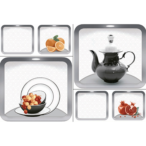 1203KC1 300x450mm Digital Glossy Kitchen Tiles