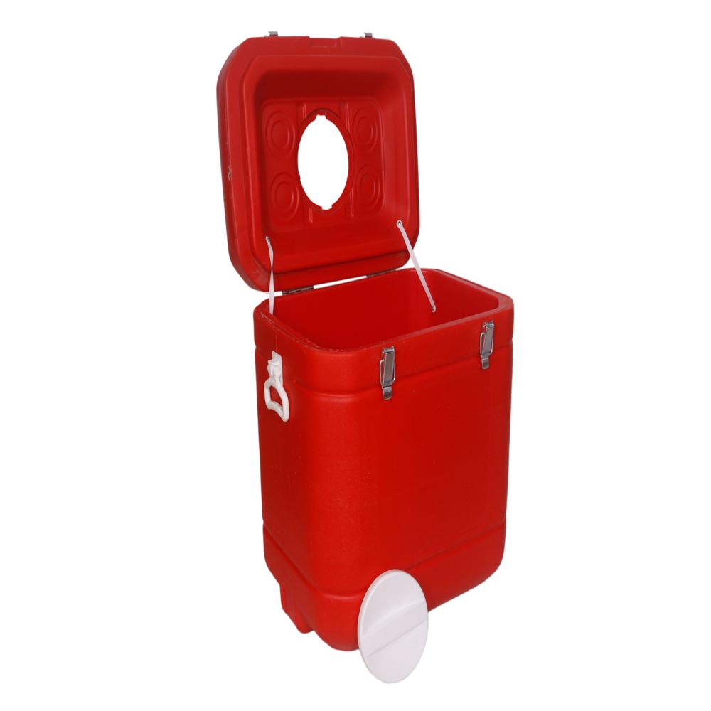 125 Ltr Ice Box - Color: Red