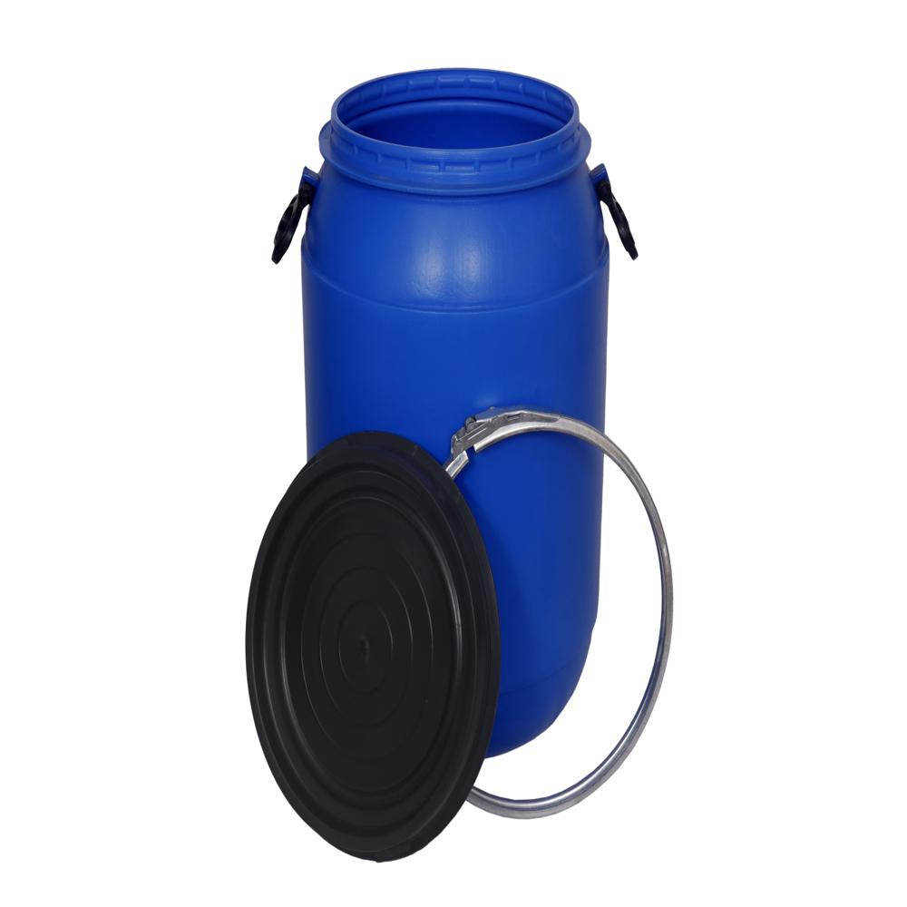 65 Ltr Hdpe Drum - High-density Polyethylene, 390x590 Mm, Blue | Narrow Mouth, Threaded Cap, Stackable