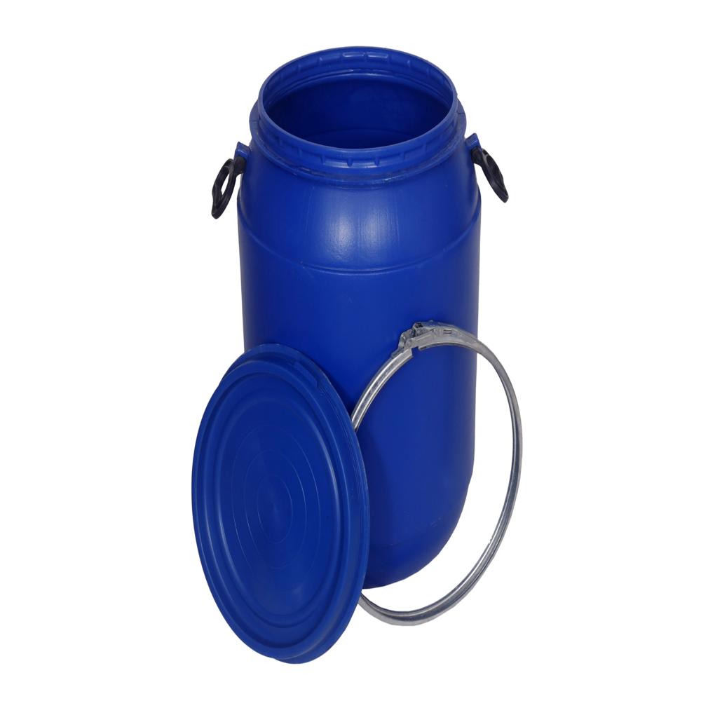 65 Ltr Hdpe Drum - High-density Polyethylene, 390x590 Mm, Blue | Narrow Mouth, Threaded Cap, Stackable