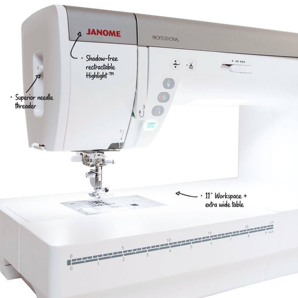Janome Continental M8 Professional Premium Heavy Duty Sewing and Quilting Machine Home Sewing Machine for Sale