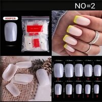 Fake Nails Flat Shape Nail Art Tip
