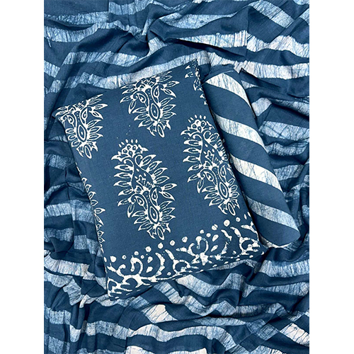 Dhurandhar Cotton Mulmul Batik Dress Material