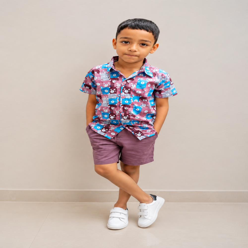 PRINTED SHIRT WITH NIKER