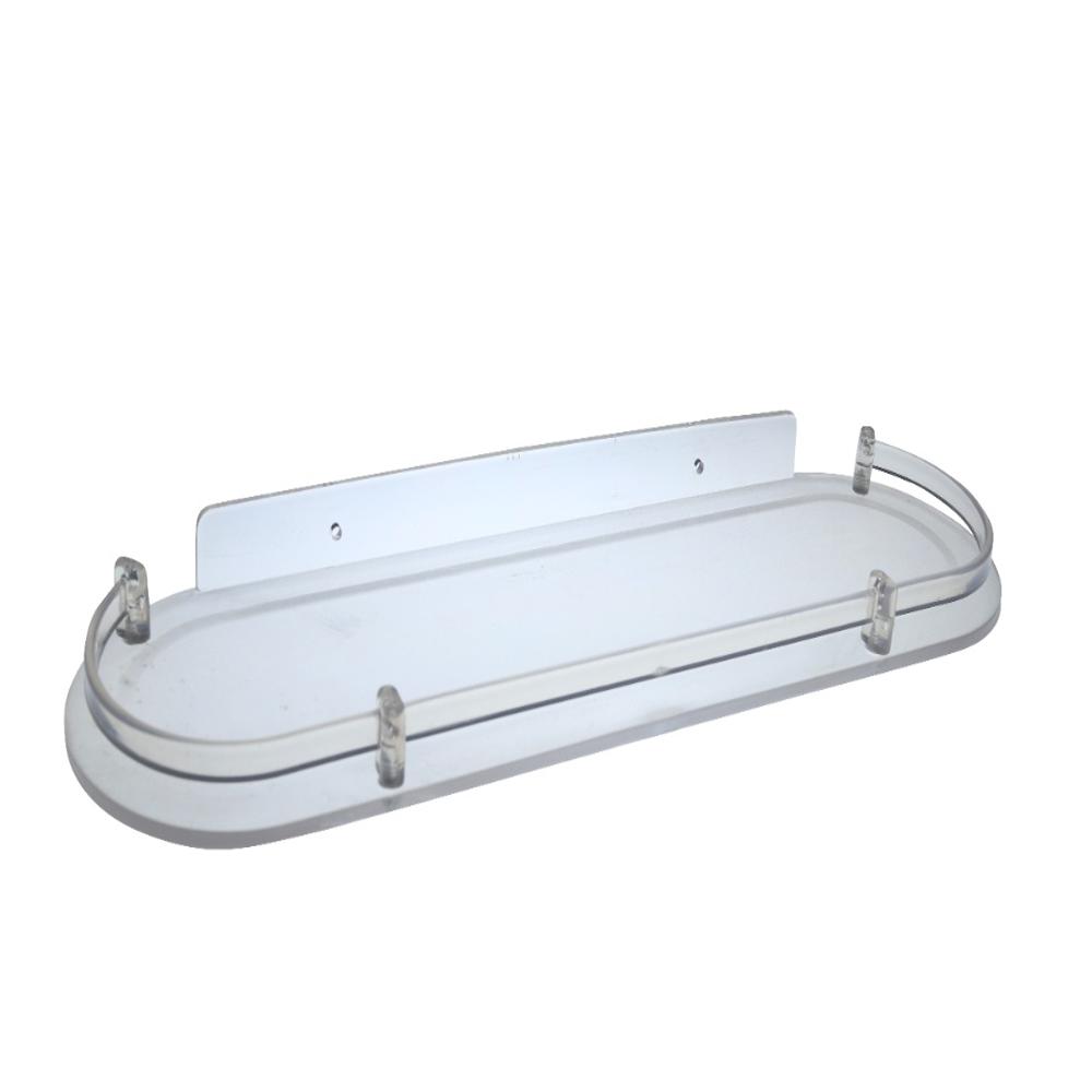 14 Inch Plain Shelf - Injection Moulded Abs Plastic, White, 14 Inch | Rust-proof, Uv Resistant, Non-slip Surface
