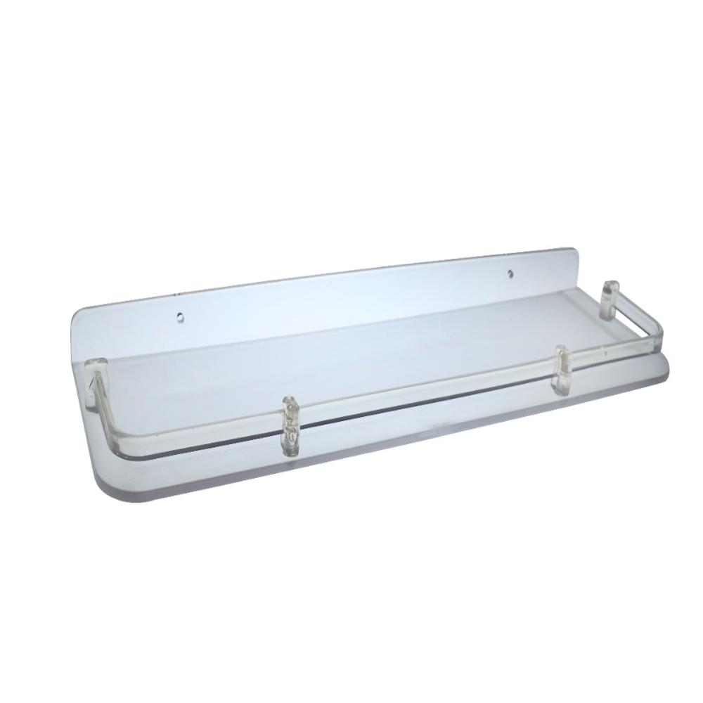 14 Inch Plain Shelf - Injection Moulded Abs Plastic, White, 14 Inch | Rust-proof, Uv Resistant, Non-slip Surface