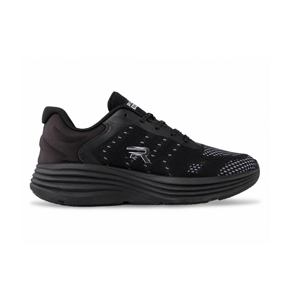 Hyper-Drive Black-Grey Men'S Running Shoes - Feature: Lightweight