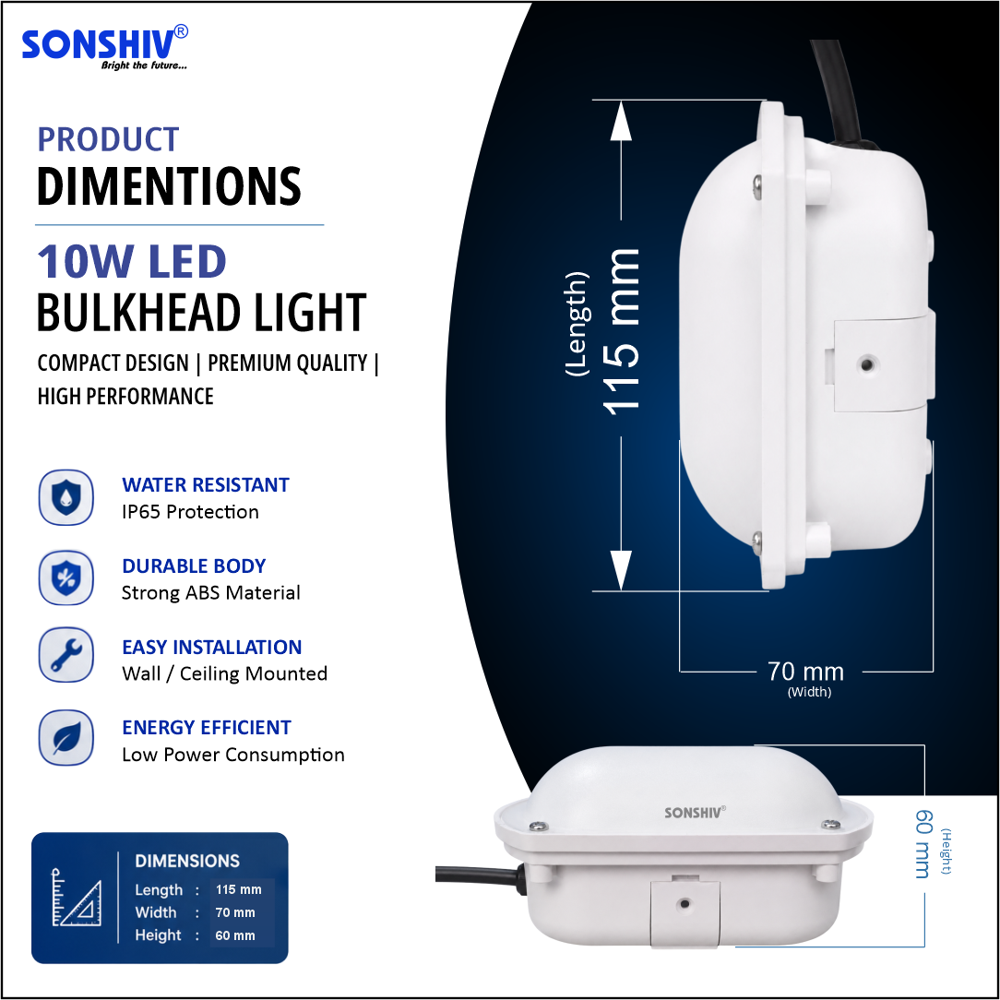 10w Bulkhead Fancy Light