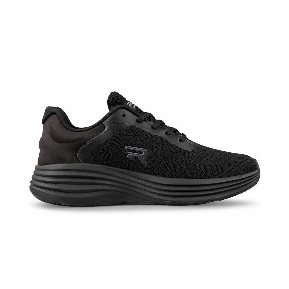 Hyper-Drive Mid-Black Men'S Running Shoes - Color: Black