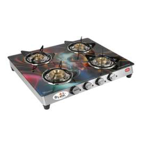 Everryday 4 Burner Glass Gas Stove