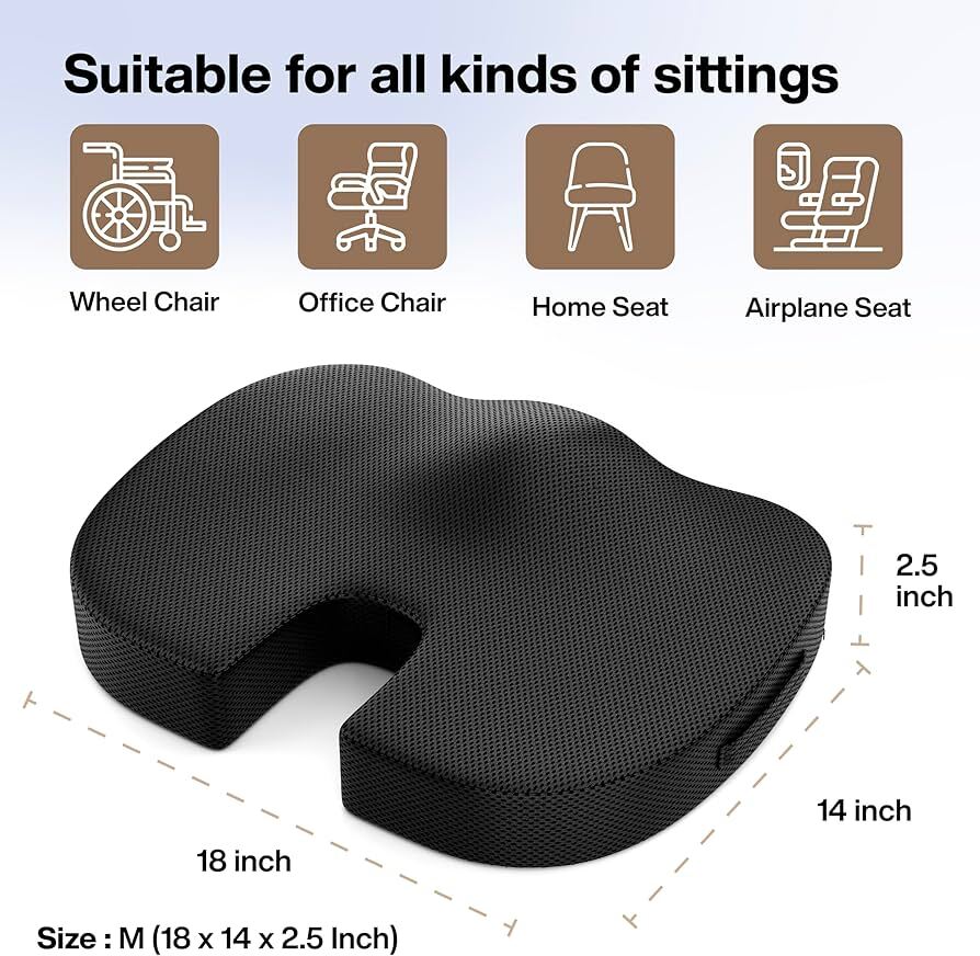 Orthopedic Coccyx Seat Cushion