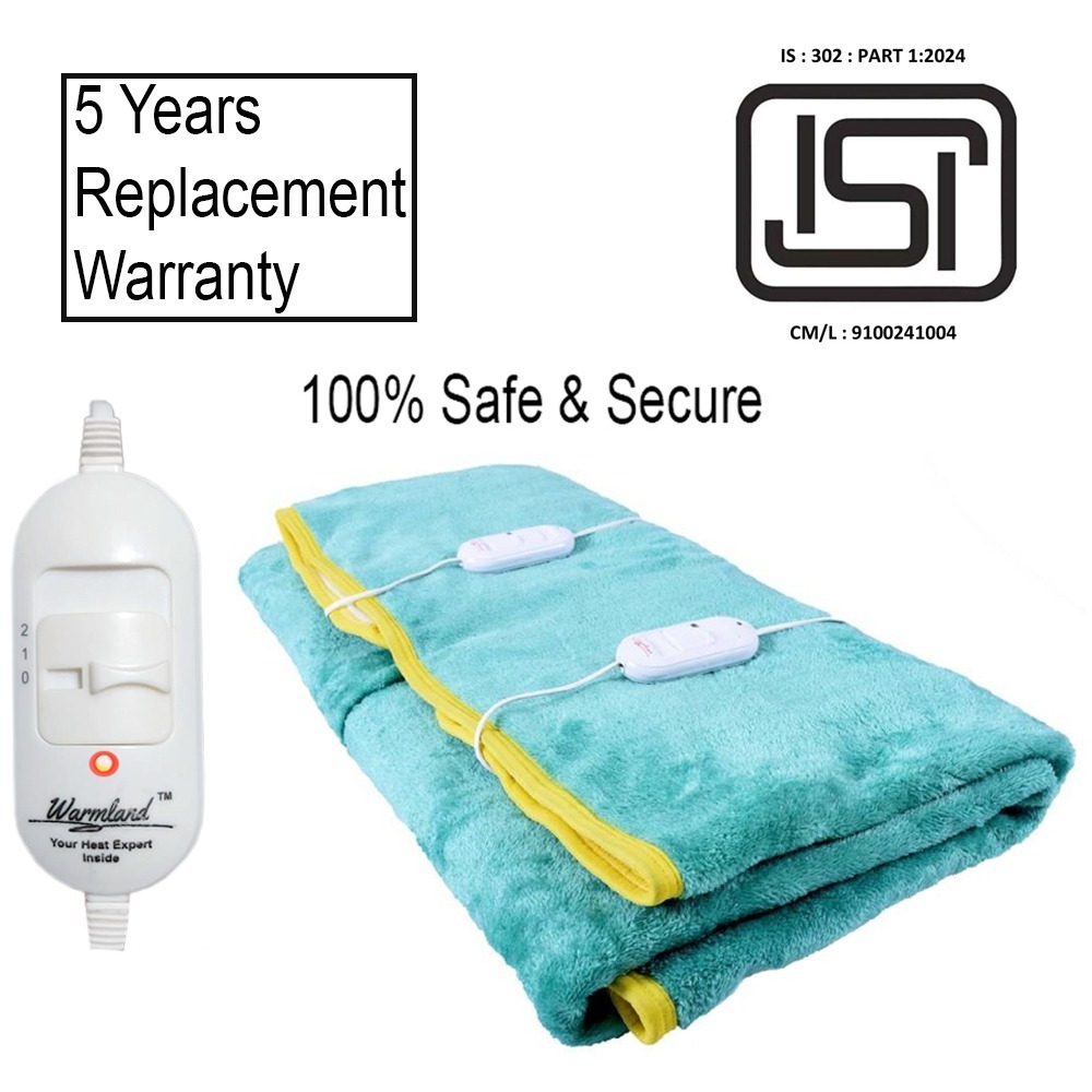 Basic Blue Electric Blanket